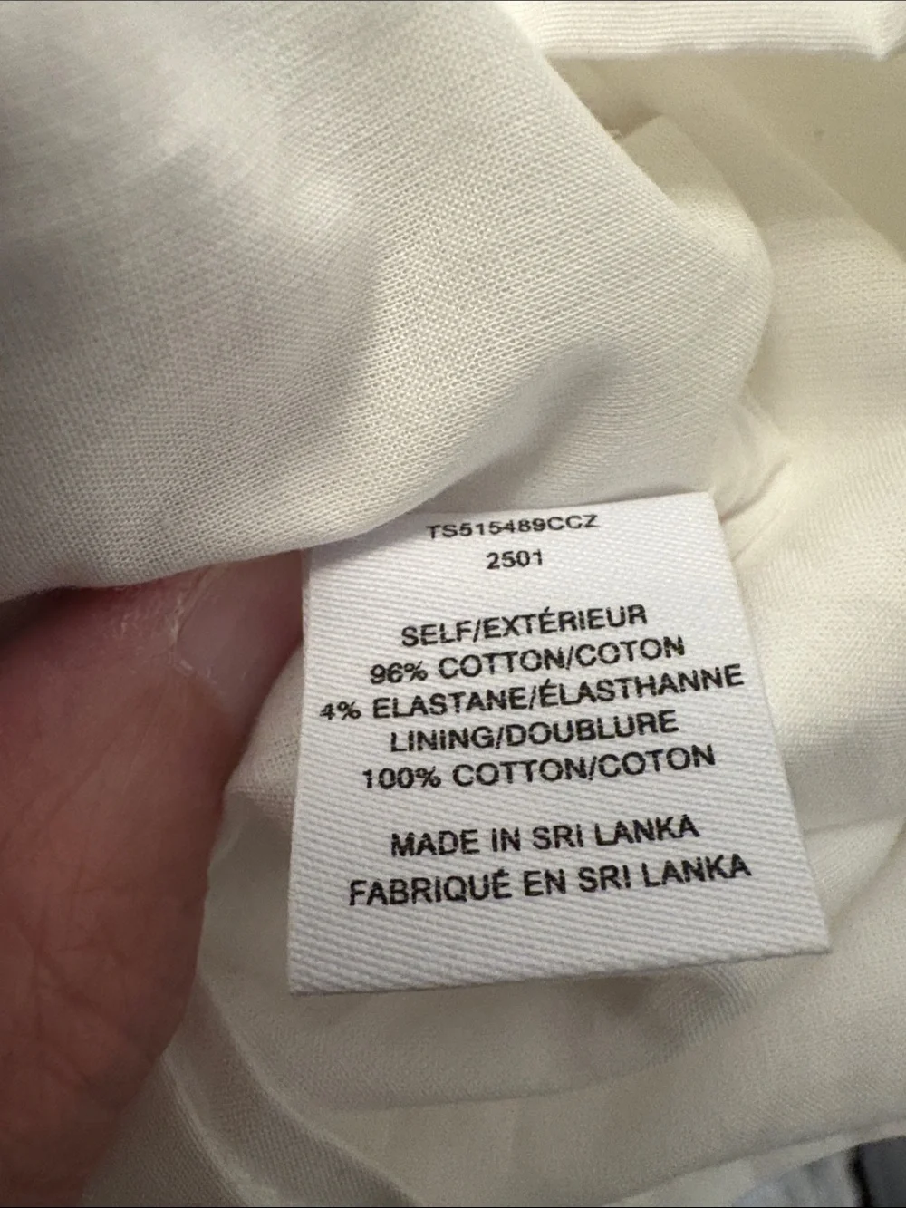 Derek Lam 10 Crosby Poplin Runched Midi Sleeveless Shirtdress Soft white SZ 8 - Picture 9 of 9